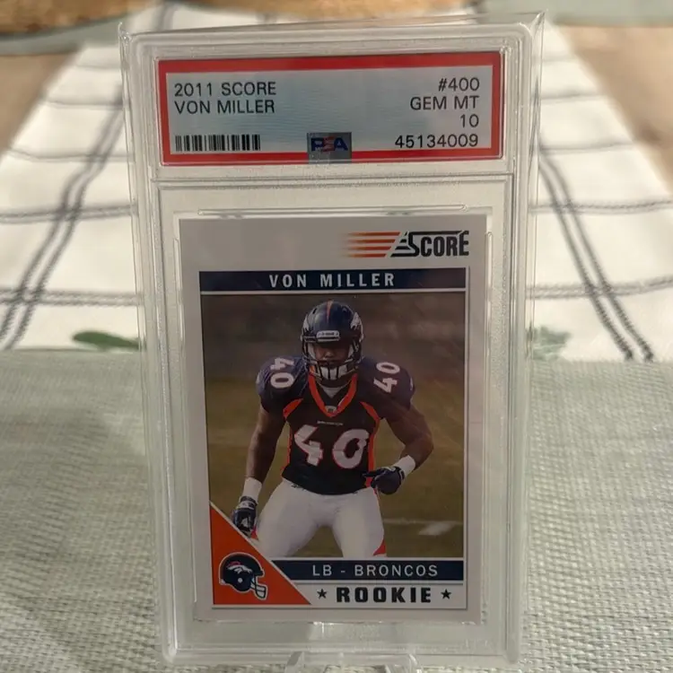 1990 Score Von Miller RC Denver Broncos PSA 10