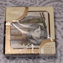 Pimpernel New Sealed Irish Heritage Series Coasters Set Of 6 Irish Writers NIB
