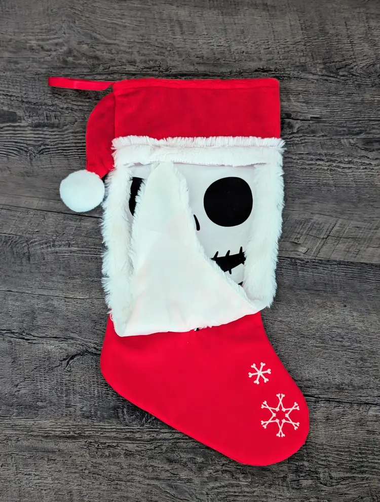 Disney The Nightmare Before Christmas Jack Skellington Sandy Claws Santa Stocking