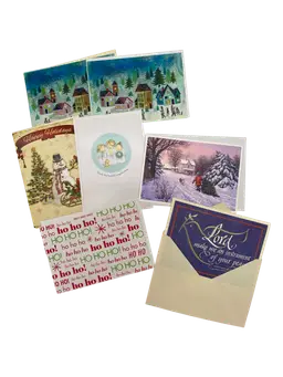 Christmas Cards 7 New with Envelopes