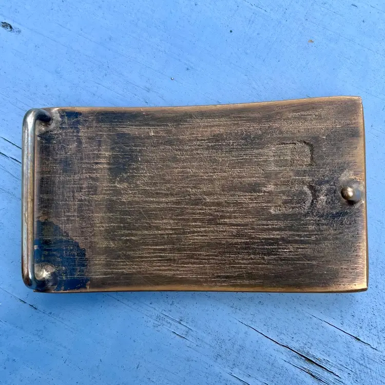 Austin Healey Brass UB Vintage Belt Buckle