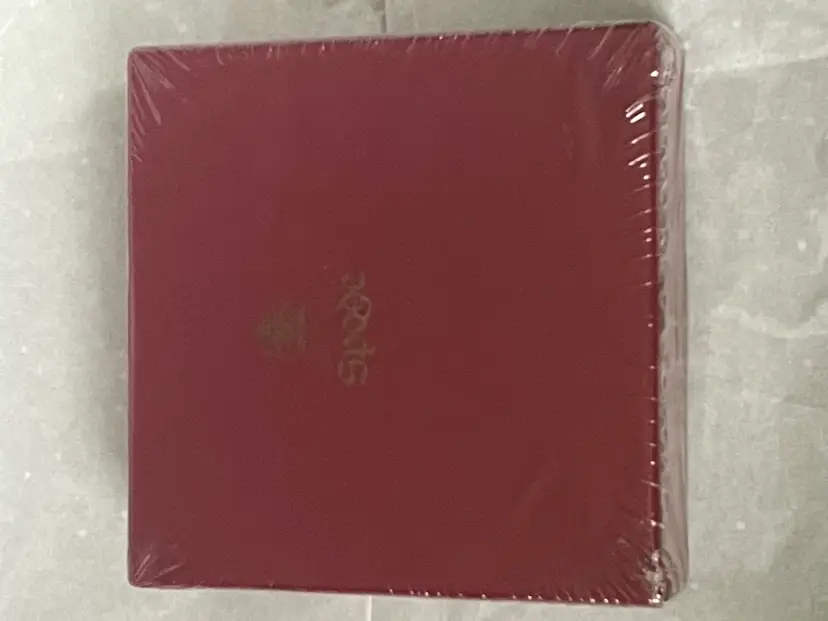 Spode 6pc Christmas Tree Coaster Set. Cork Back. Sealed Box.