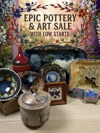 Epic Pottery and Wall Art Bill Campbell, Edgecomb and More! 