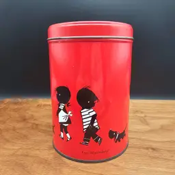 Vintage FIEP WESTENDORP Dutch Illustrator Jip & Janneke Collectible Tin Netherlands