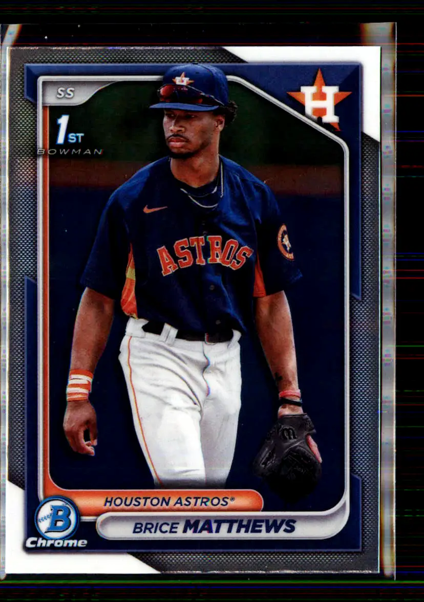 Brice Matthews 2024 Bowman Chrome #BCP-69 - Houston Astros - (147-150)