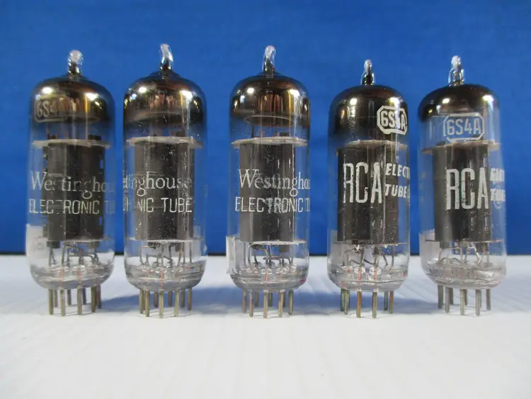RCA 6S4A Vacuum Tubes New In Box Lot of 5 TV-7 Tested