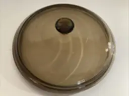 Pyrex Amber Round Glass Lid 624C 8 3/4" Corning VISIONS Replacement