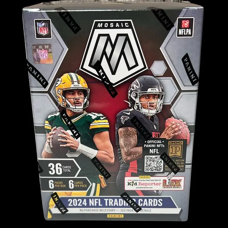 2024 Panini Mosaic Football Blaster Box Ripped Live Or Shipped Sealed (stacked shipping)