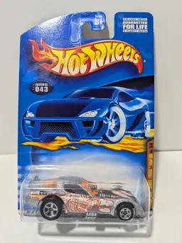 2001 Mattel Hot Wheels Fossil Fuel Series T-REX '77 Firebird Funny Car
