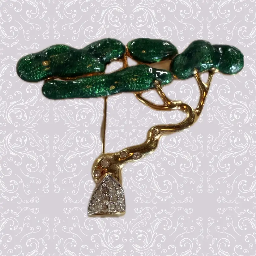 Bonsai Tree Brooch