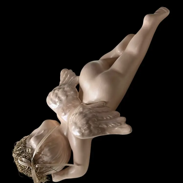 Angel Ceramic Shelf Sitter: 10”x3”x5.5”