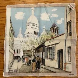 Kreier Hankie Switzerland - Rolled Hem - Original Tags 12”