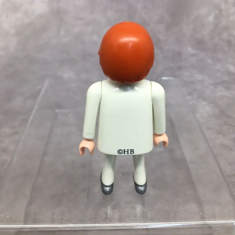 Playmobil Man w/ Red/Orange Hair & Hairy Chest