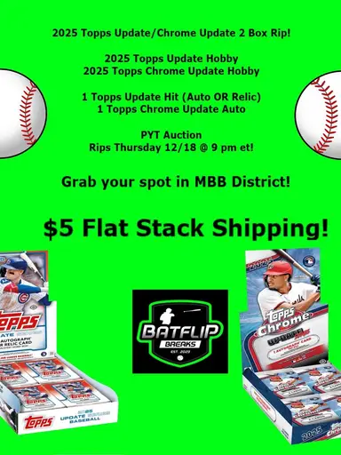 2025 Topps Update/Chrome Update