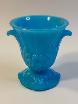 Vogue Mercantile Co Slag Glass Toothpick Holder 3”