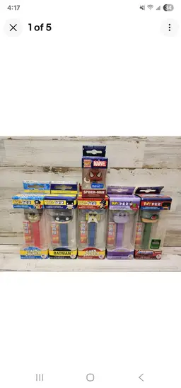 Pop! Pez Dispensers Lot 7 Cap N Cruch Batman Grape Ape Tri-Klops Spiderman