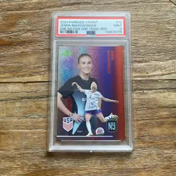 JENNA NIGHSWONGER RED /10 PSA 9 NJ/NY Gotham FC 2024 Parkside USWNT One Nation One Team ONOT Soccer Card