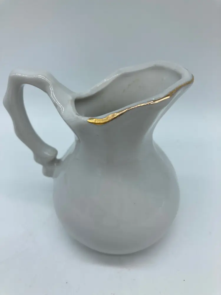 1984 Louisiana World's Fair Ceramic Mini Creamer, Paddle boat Steamer