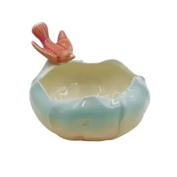 Lotus Flower “Bird Bath” Planter By Royal Copley 1950s