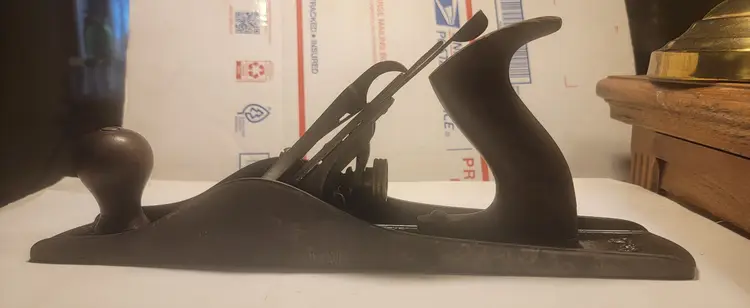 Stanley #5 Type 11 Plane Corrugated Sole V Logo Iron 3 Pat. Dates Tuned Sharp