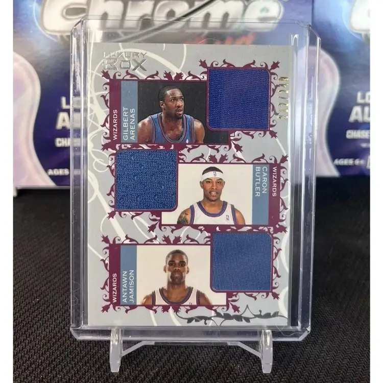 2007 Topps Luxury Box #CTR-ABJ Arenas Butler Jamison /249 Wizards