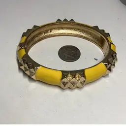 Yellow Clamper Bracelet