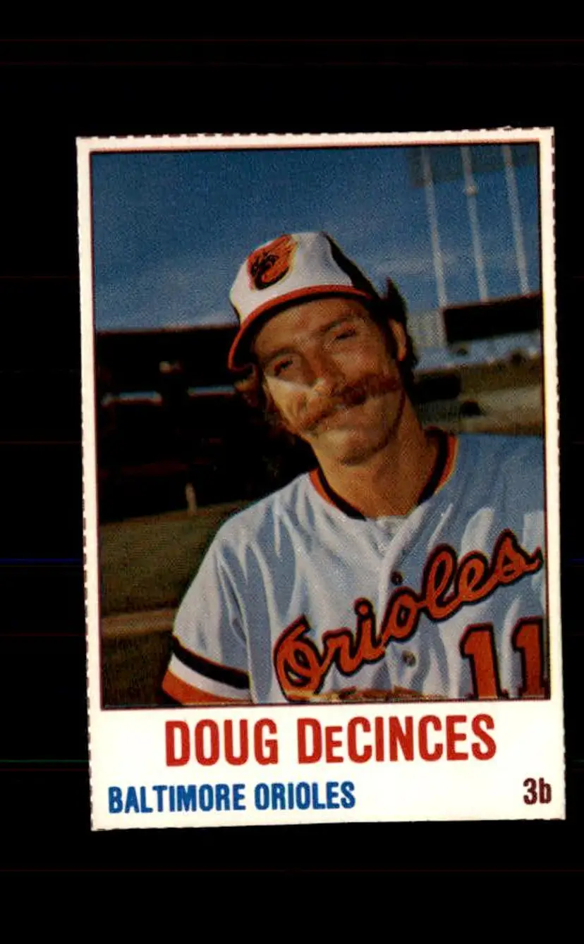 1978 Hostess #10 Doug DeCinces - (pk4) - Baltimore Orioles