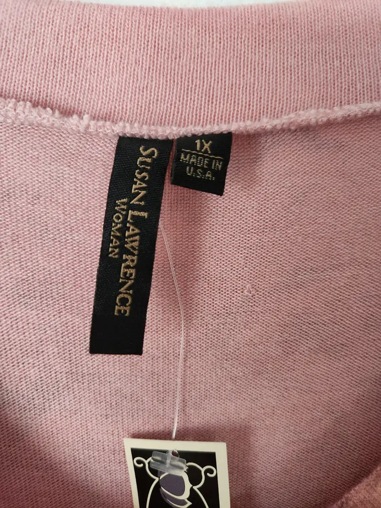 Susan Lawrence 1X 3/4 Length Sleeve