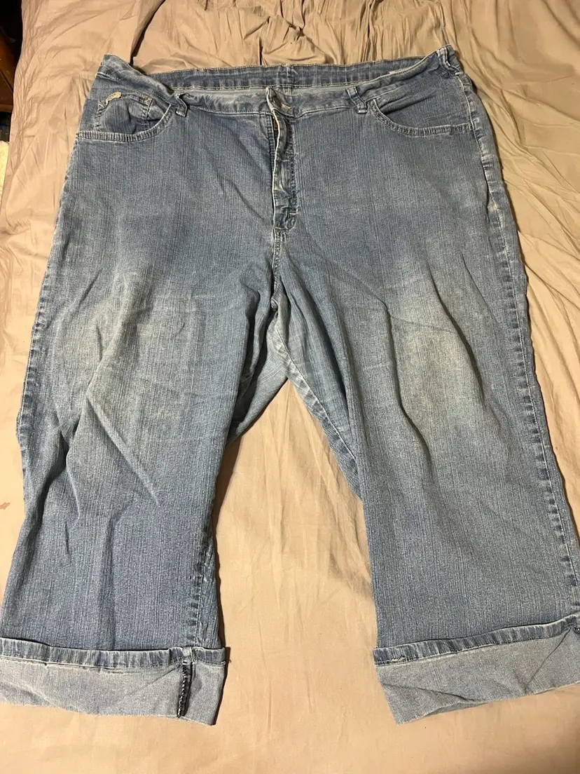 Women’s Size 24 Lee Rider Blue Jean Shorts