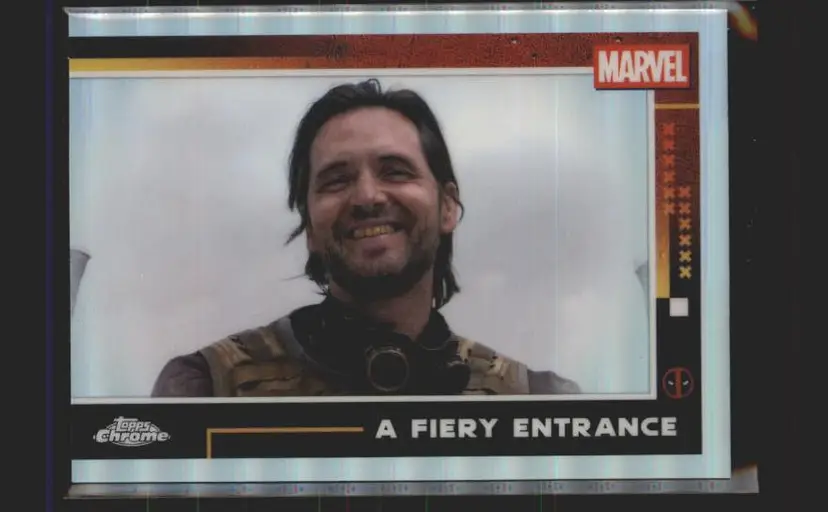 A Fiery Entrance 2025 Topps Chrome Marvel Deadpool #67 Refractor - (140) -