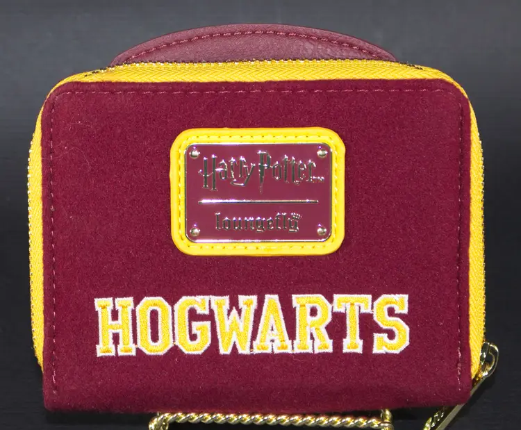 Loungefly Harry Potter Hogwarts Crest Varsity Jacket Wallet Zip Around