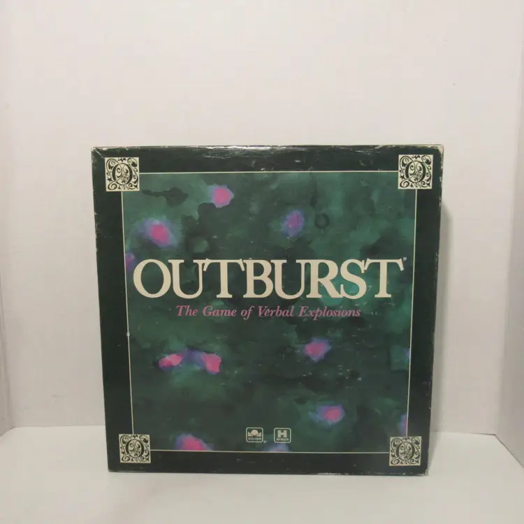 OUTBURST The Board Game Of Verbal Explosions (Hersch Co. 1988) For Adults