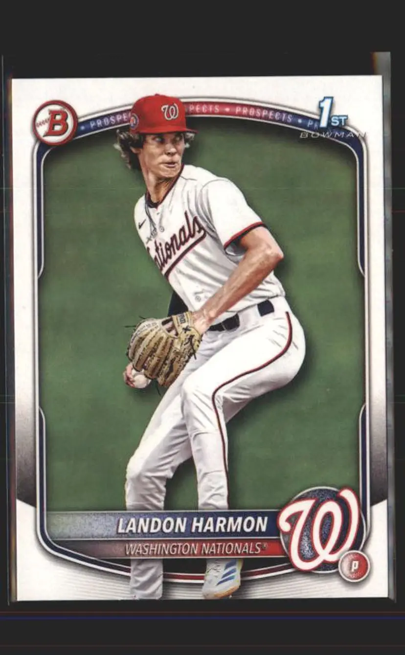 2025 Bowman Draft #BD-44 Landon Harmon - (137) - Washington Nationals