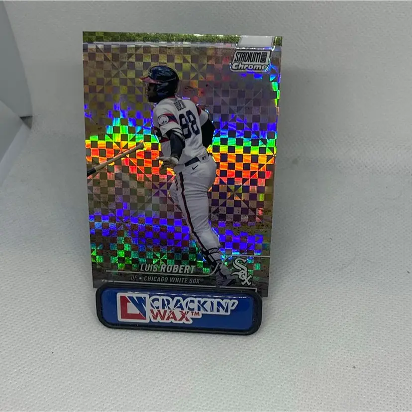 2022 Topps Stadium Club CHROME X-Fractor Refractor Luis Robert Chicago White Sox 