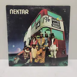 Nektar Down to Earth vinyl LP Records Untested Sold As Wall Art/display
