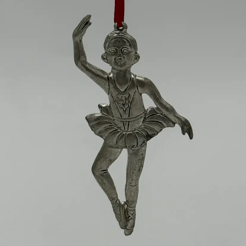 Vintage House Of Morgan Pewter Ballerina Decorative Ornament