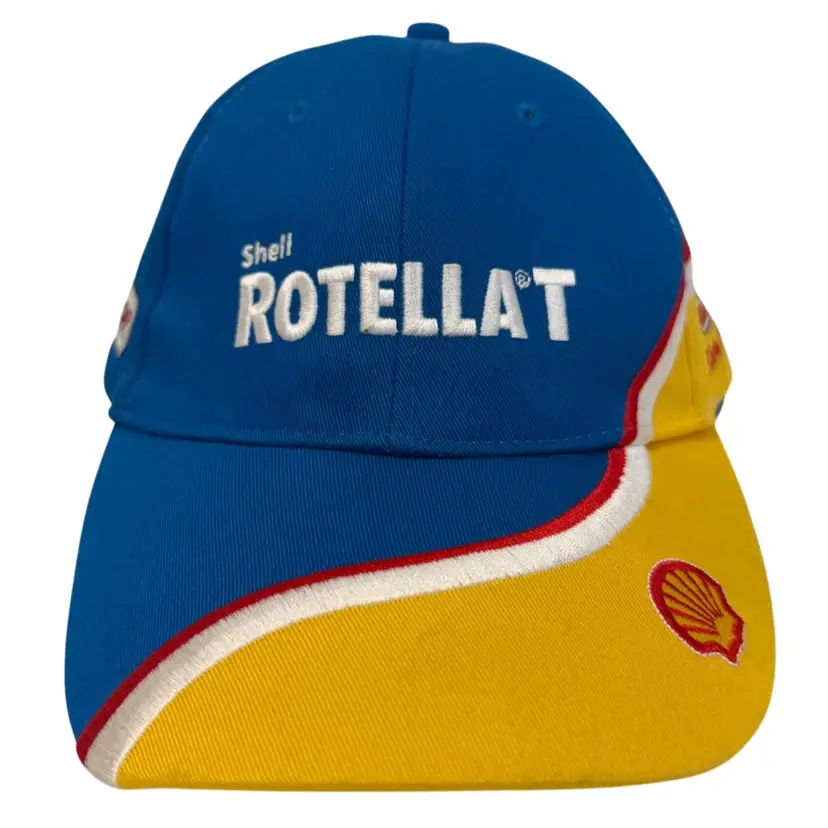 Kevin Harvick #29 NASCAR Shell Racing Yellow & Blue Adjustable Hat by Evigna