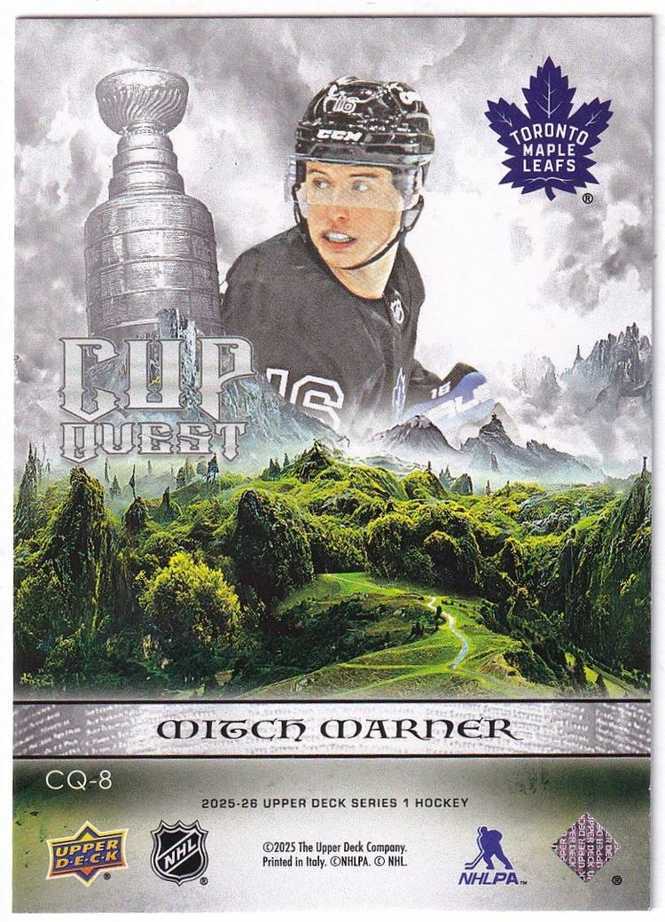 2025-26 Upper Deck Cup Quest #CQ-8 Mitch Marner Toronto Maple Leafs Hockey Card