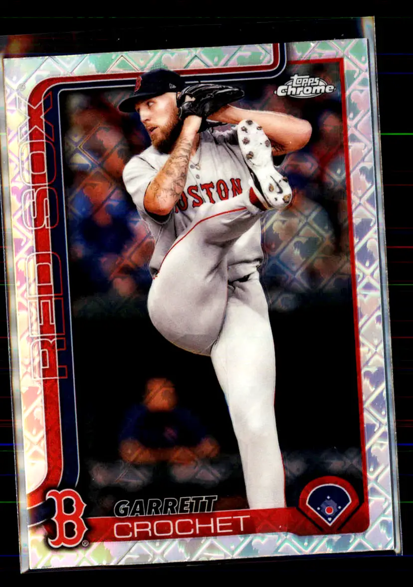 Garrett Crochet 2025 Topps Chrome Logofractor #264 - (113) - Boston Red Sox