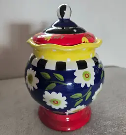 "Joyce Shelton Studios" By Certified International Canister Or Storage Jar
