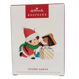 2024 Hallmark Young Santa 3 Keepsake Ornament IOB QXR8134
