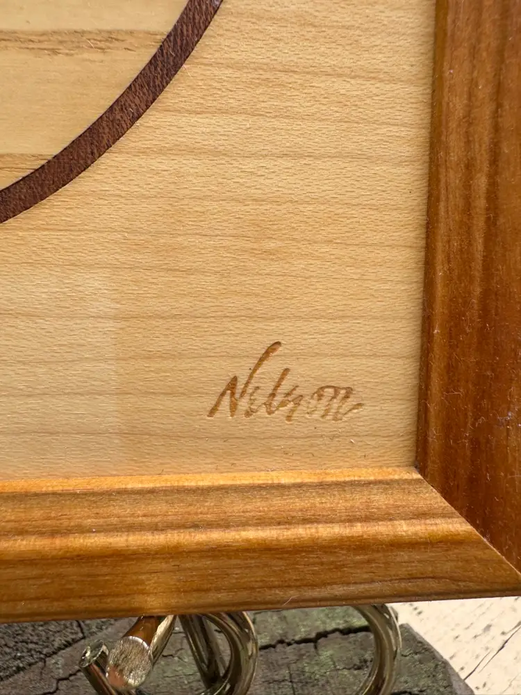 Jeff Nelson Marquetry Wolf 9"X6.5"