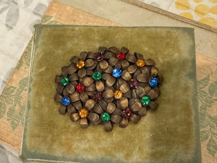 Colorful Rhinestones Brooch