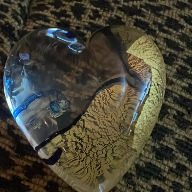 Robert Held Heart Paperweight