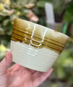 #11 Handmade pot, no drainage 4.5 inch