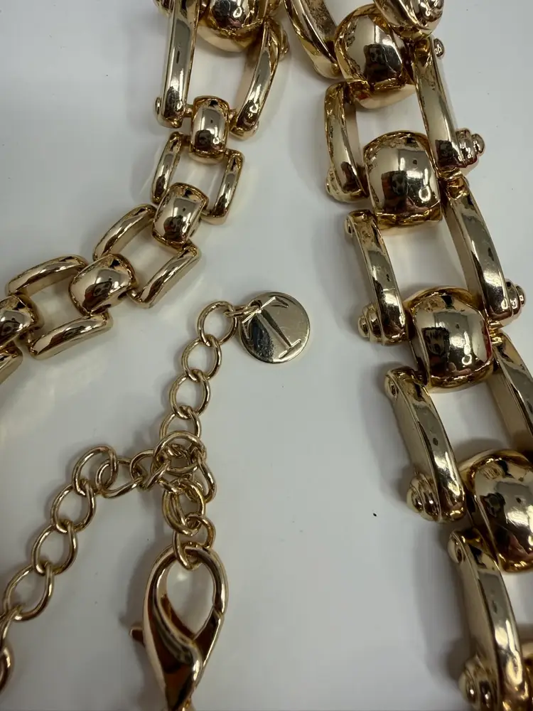 Vintage Talbots’s Chunky Gold-Tone Link Necklace