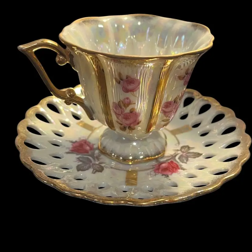 1950s Royal Sealy Teacup And Saucer Set