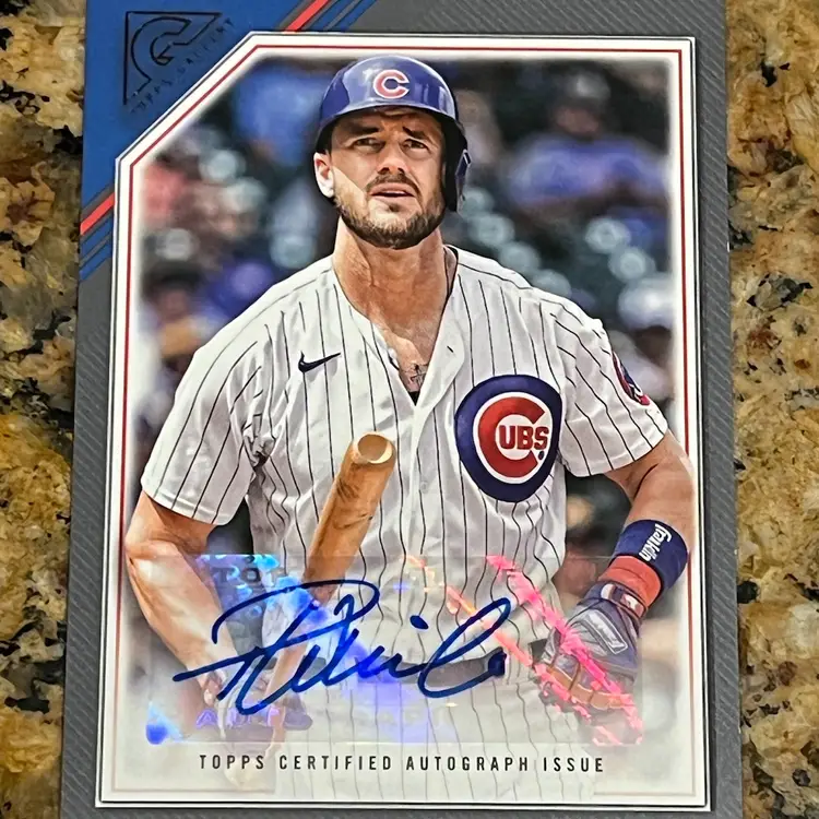 2022 Topps Gallery - Veteran Autographs Patrick Wisdom Chicago Cubs