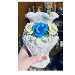 vintage lusterware vase