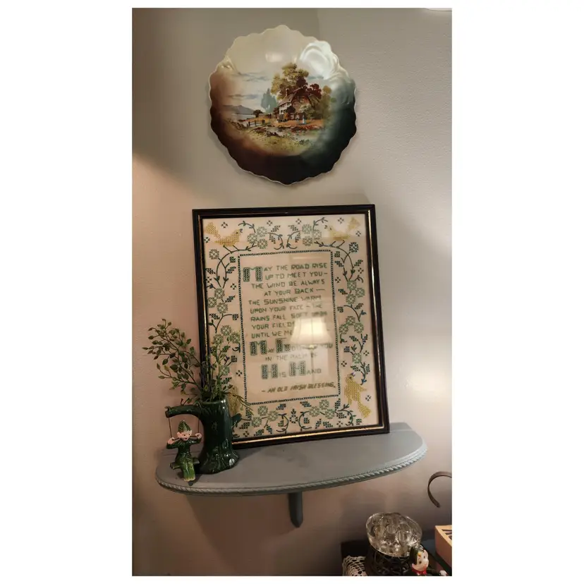 "An Old Irish Blessing" Vignette Wall Decor